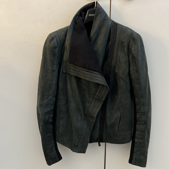 Maje Leather Jacket - Picture 3 of 3
